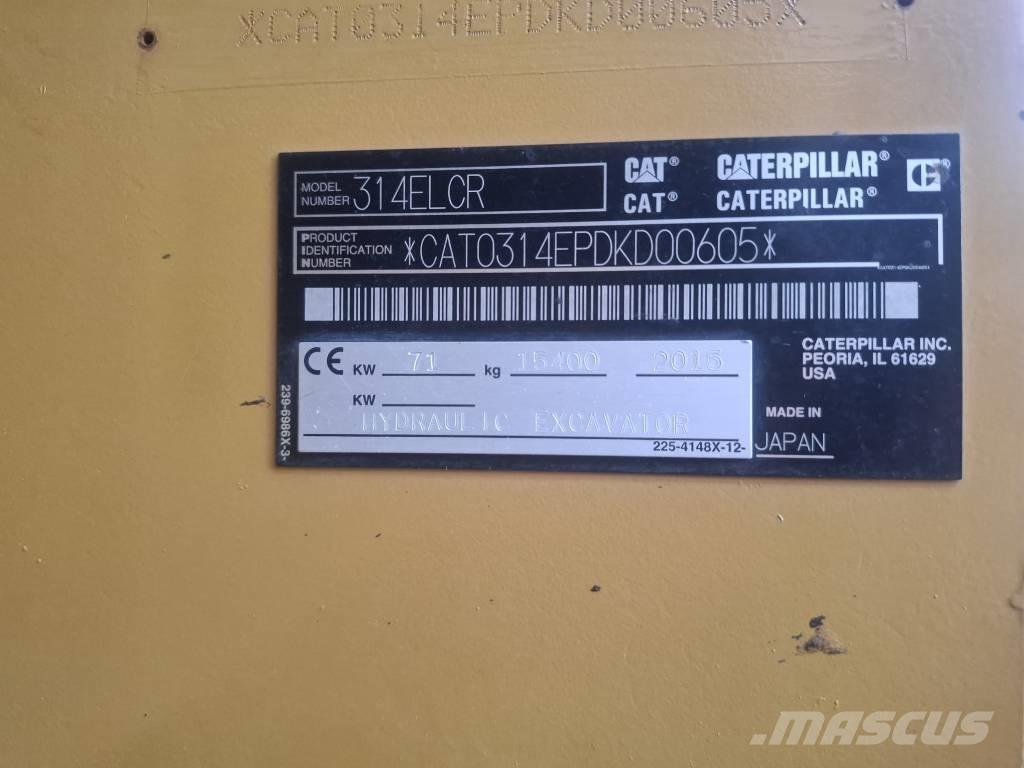 CAT 314 E LCR Lánctalpas kotrók