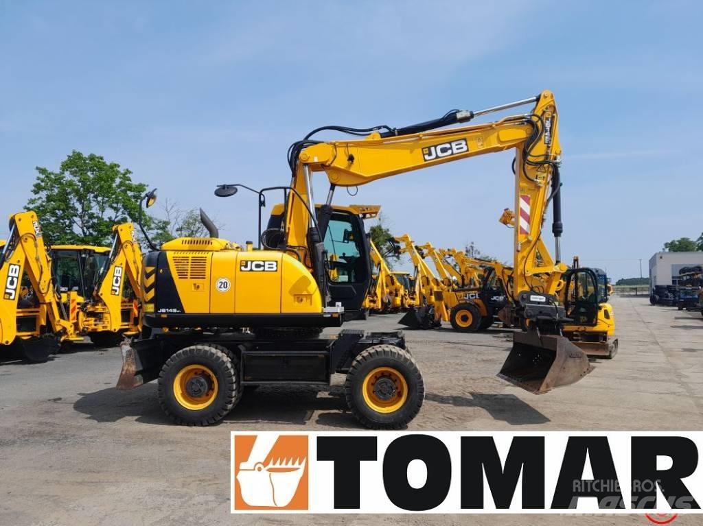JCB JS 145 W Gumikerekes kotrók