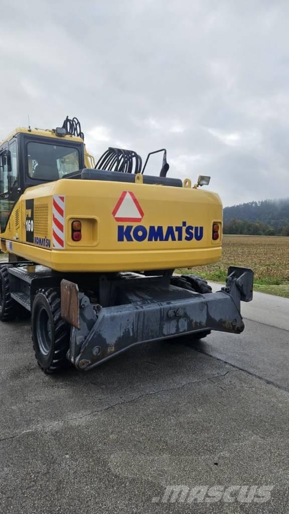 Komatsu PW 160-7K Gumikerekes kotrók