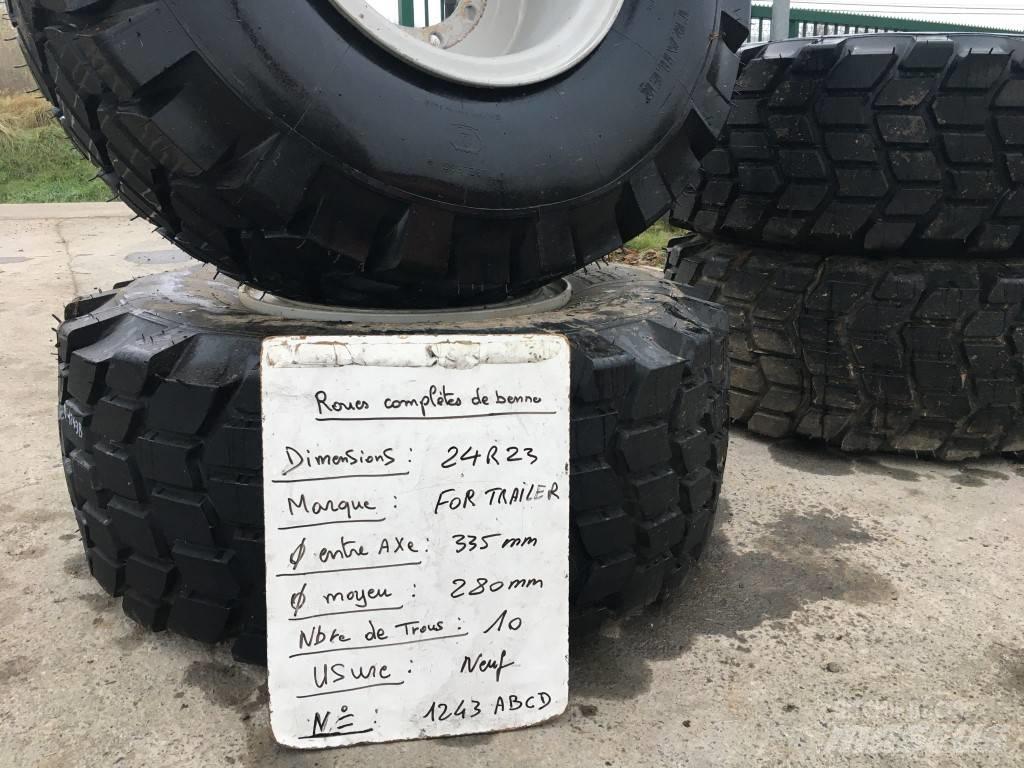  for trailer 24R23 Gumiabroncsok, kerekek és felnik