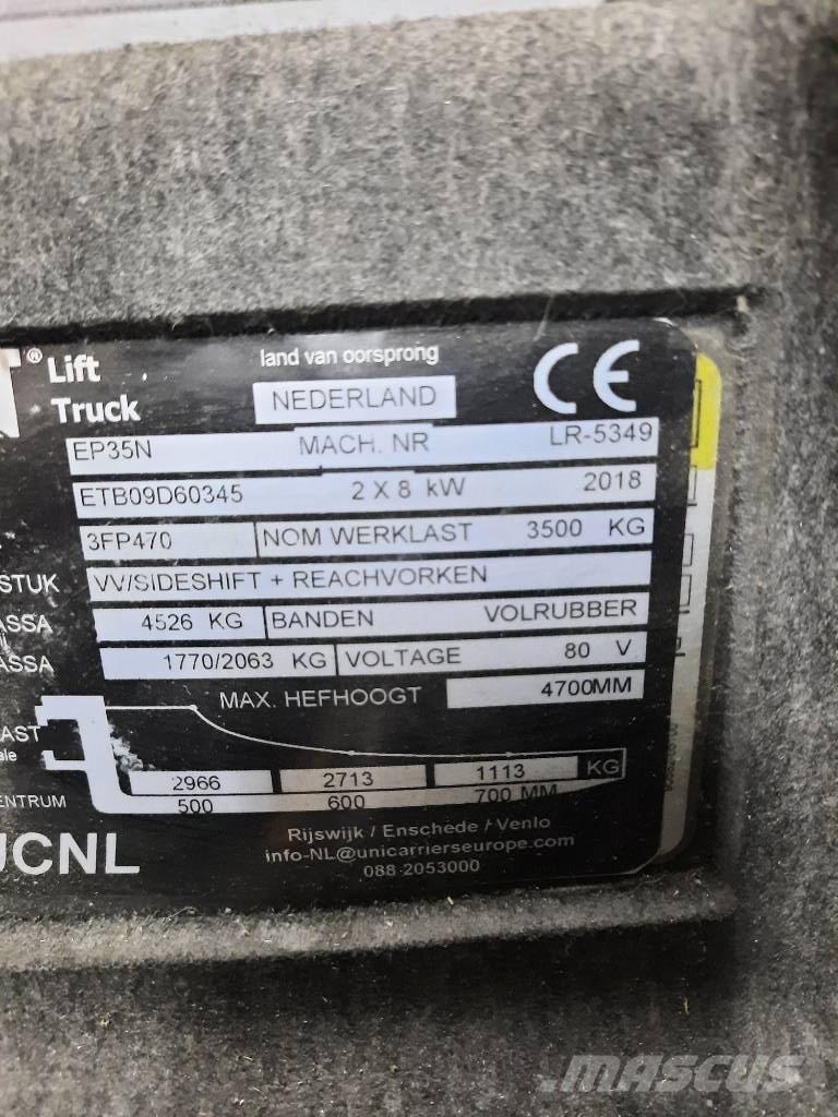 CAT EP35N Elektromos targoncák
