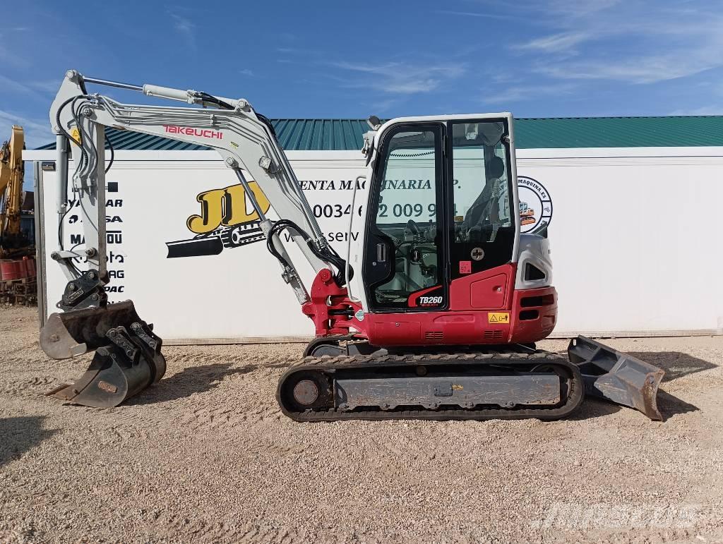 Takeuchi TB 260 Mini kotrók < 7t