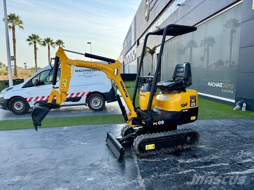 Komatsu PC 09-1 Mini kotrók < 7t