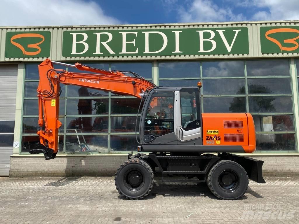 Hitachi ZX 140 W-3 Gumikerekes kotrók