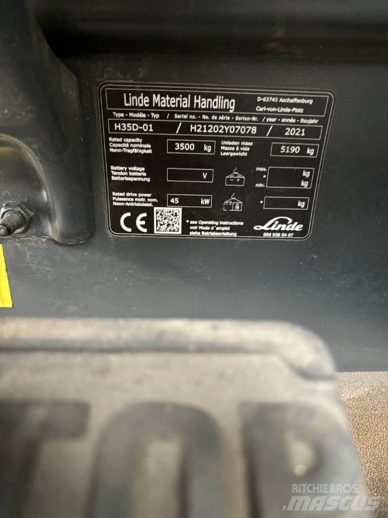Linde H35D/1202 Dízel targoncák