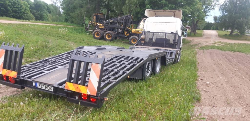 Scania P 114-380 erdészeti gépszállító teherautók