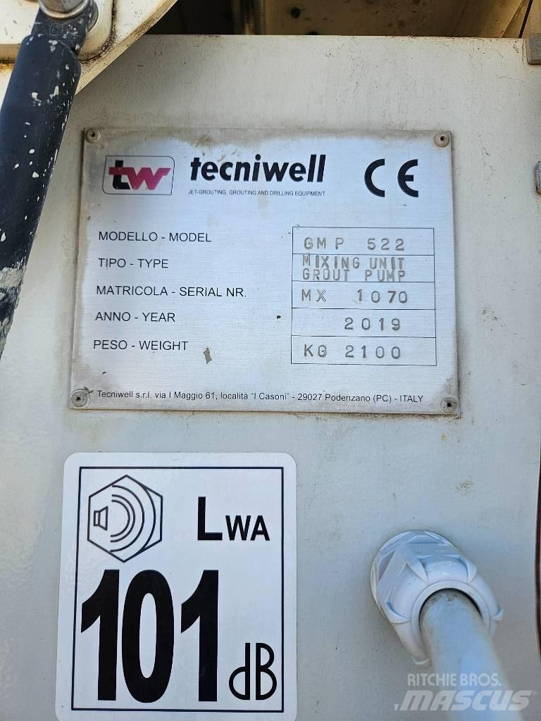  Tecniwell   GMP522 Beton keverők