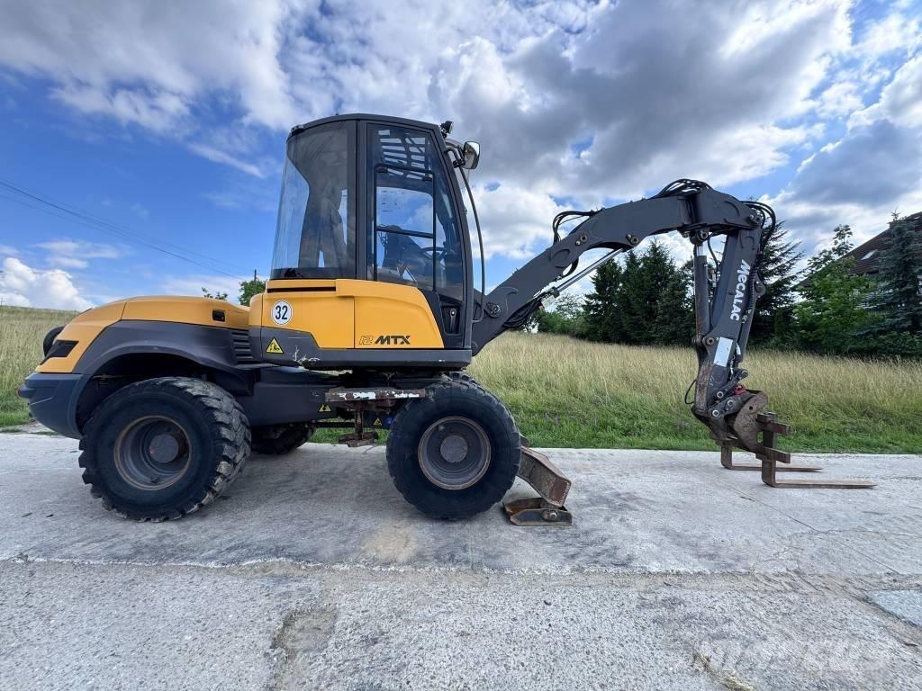 Mecalac 12 MTX Gumikerekes kotrók
