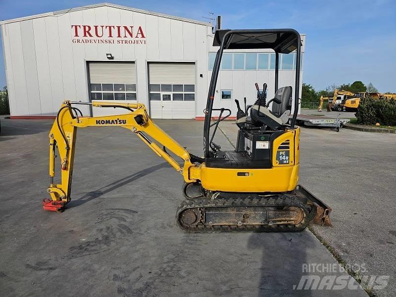 Komatsu PC 14 R-3HS Mini kotrók < 7t