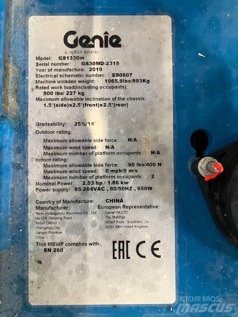 Genie GS 1330 Ollós emelők