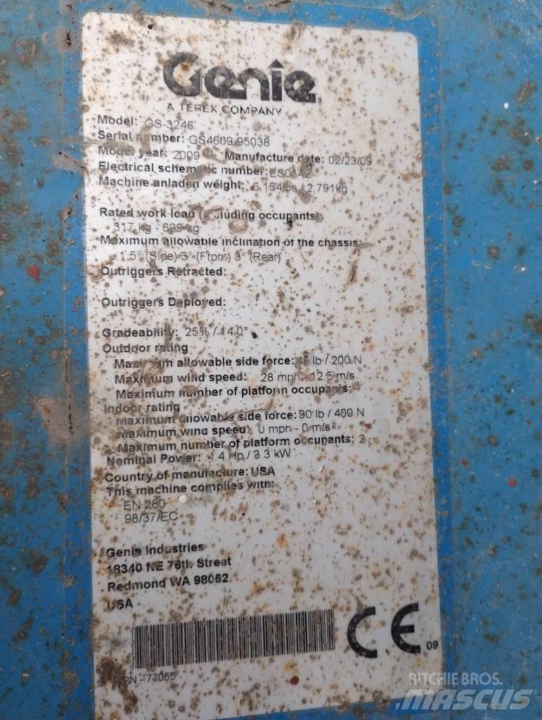 Genie GS 3246 Ollós emelők