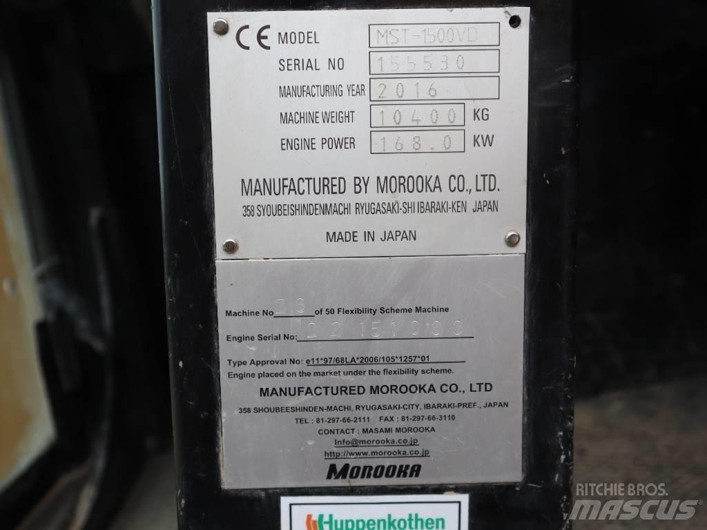Morooka MST 1500 V D Lánctalpas dömperek