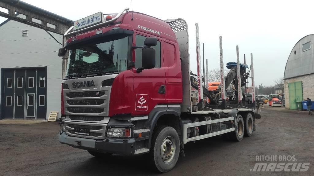 Scania R410 Rönkszállító teherautók