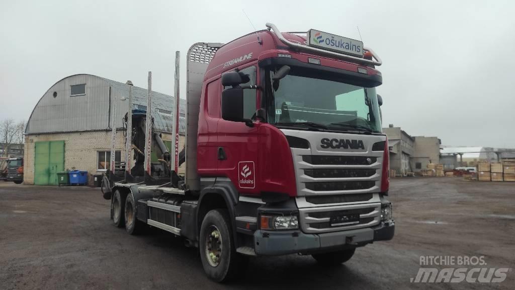 Scania R410 Rönkszállító teherautók