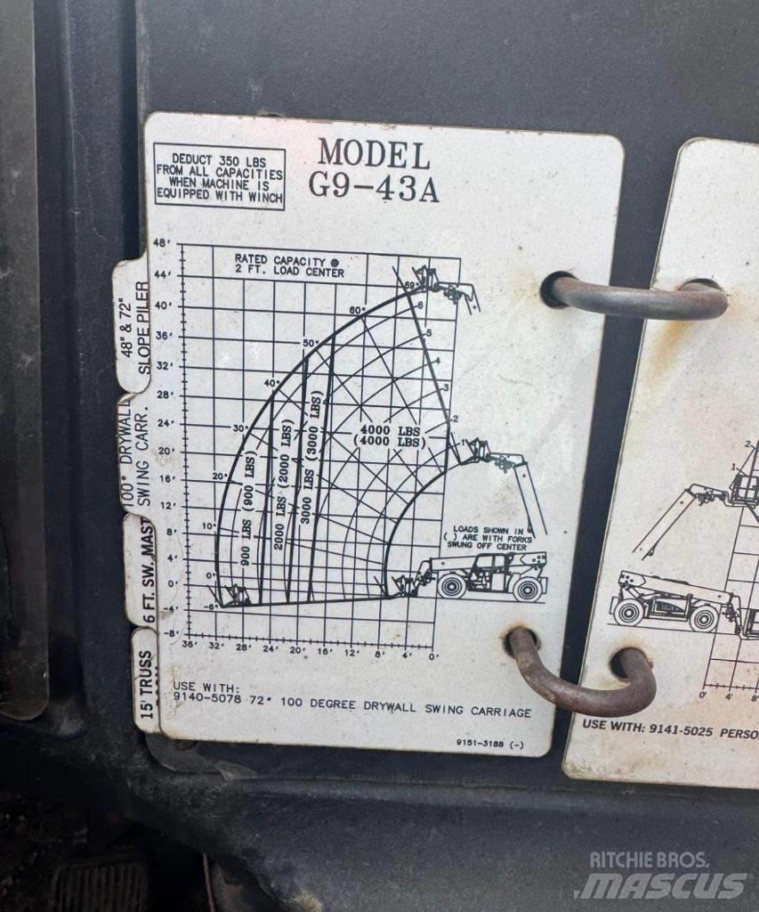 JLG G 9-43 A Teleszkópos rakodók