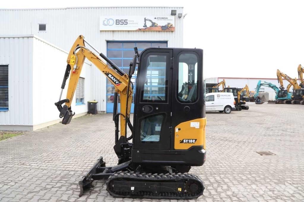 Sany SY 18 C Mini kotrók < 7t