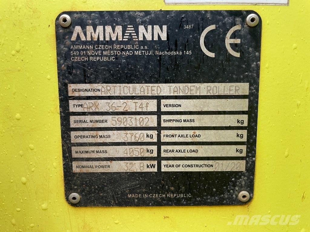 Ammann ARX 36-2 T4f Ikerdobos hengerek