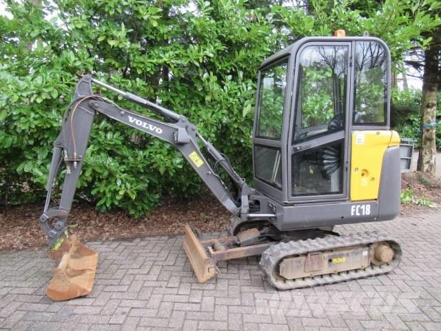 Volvo EC18D Mini kotrók < 7t