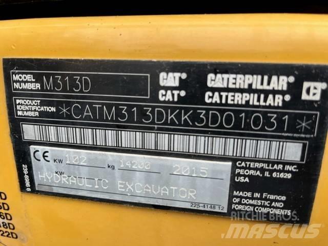 CAT M 313 D Gumikerekes kotrók