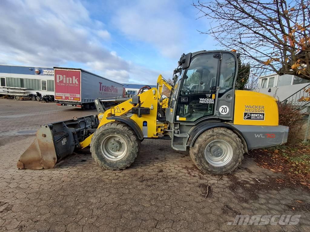 Wacker Neuson WL70 Gumikerekes homlokrakodók