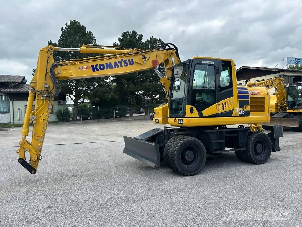 Komatsu PW 160-11EO Gumikerekes kotrók
