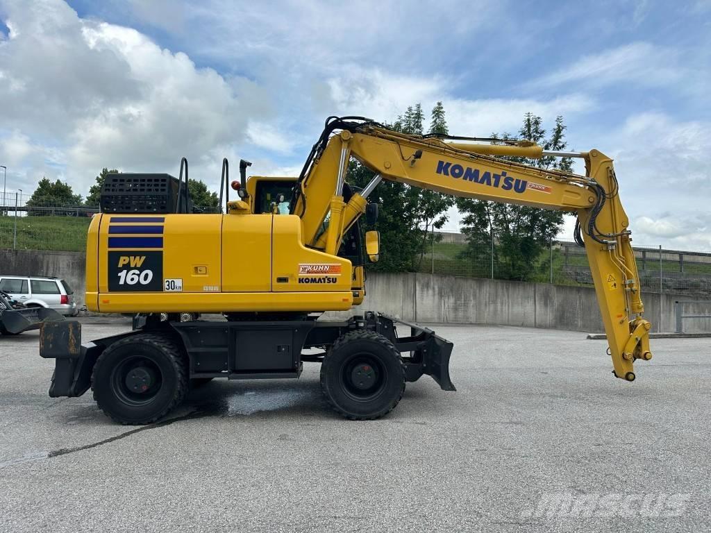 Komatsu PW 160-11EO Gumikerekes kotrók