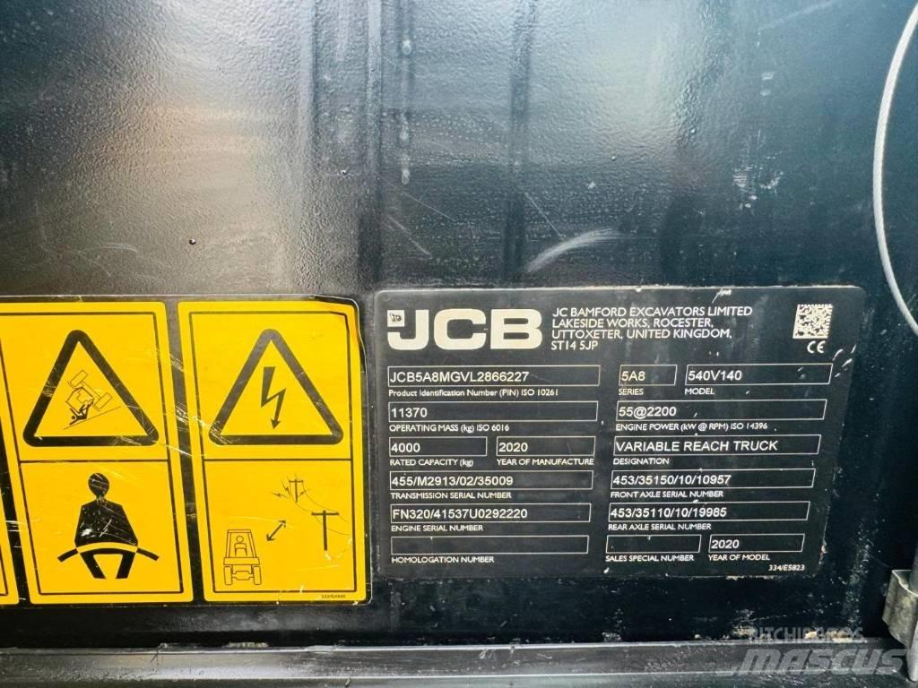 JCB 540-140 Teleszkópos rakodók