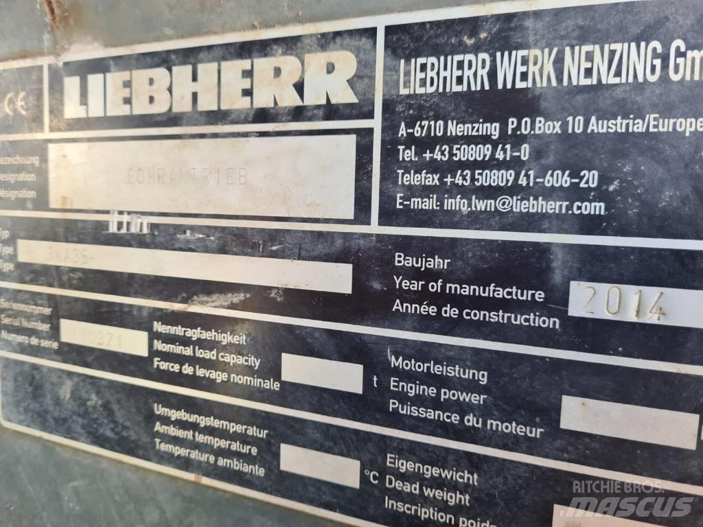 Liebherr 3MA 35 Forgó fejek