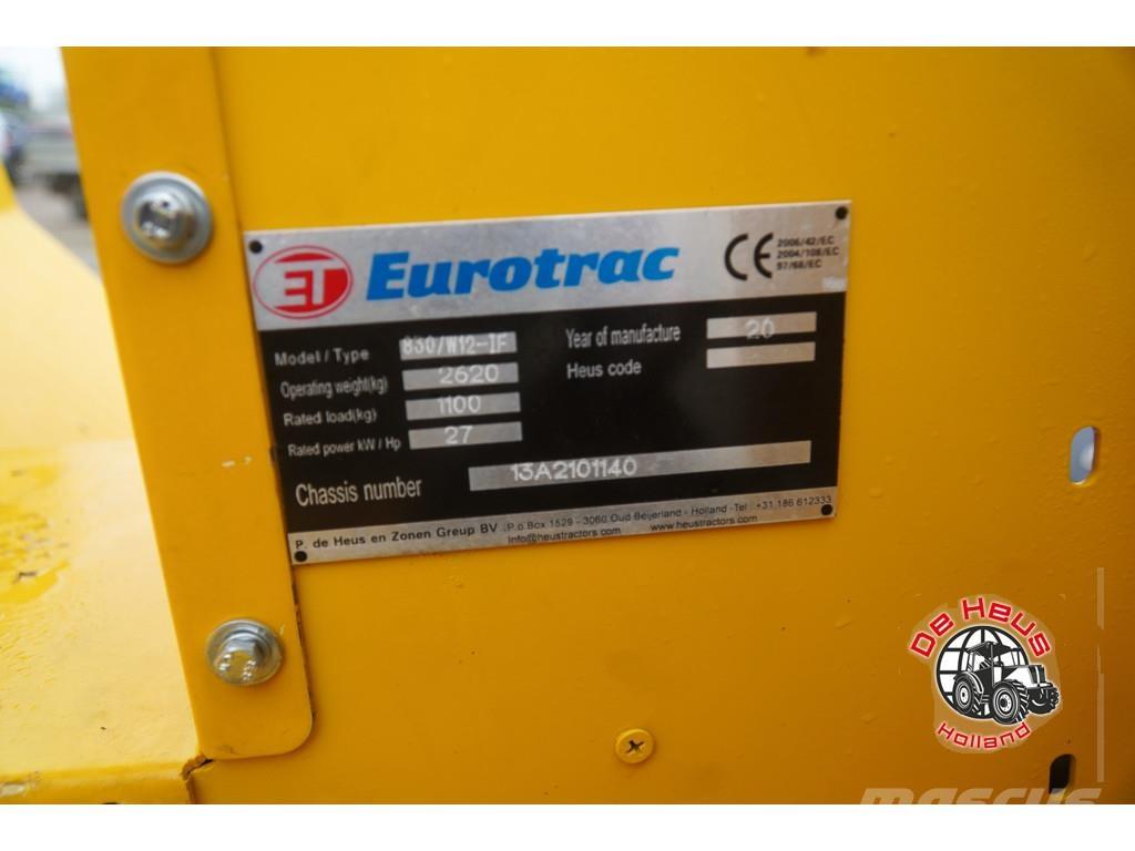 Eurotrac W12IF Gumikerekes homlokrakodók