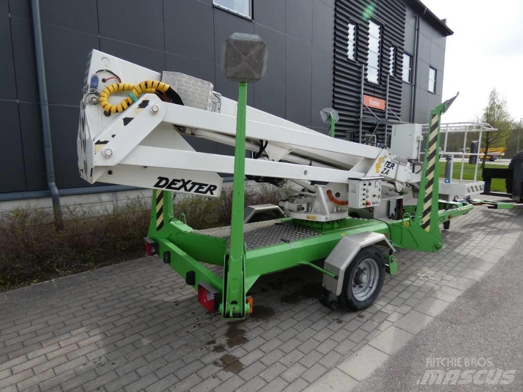 Dexter 17ZA Skylift Pótkocsira szerelt emelők és állványok