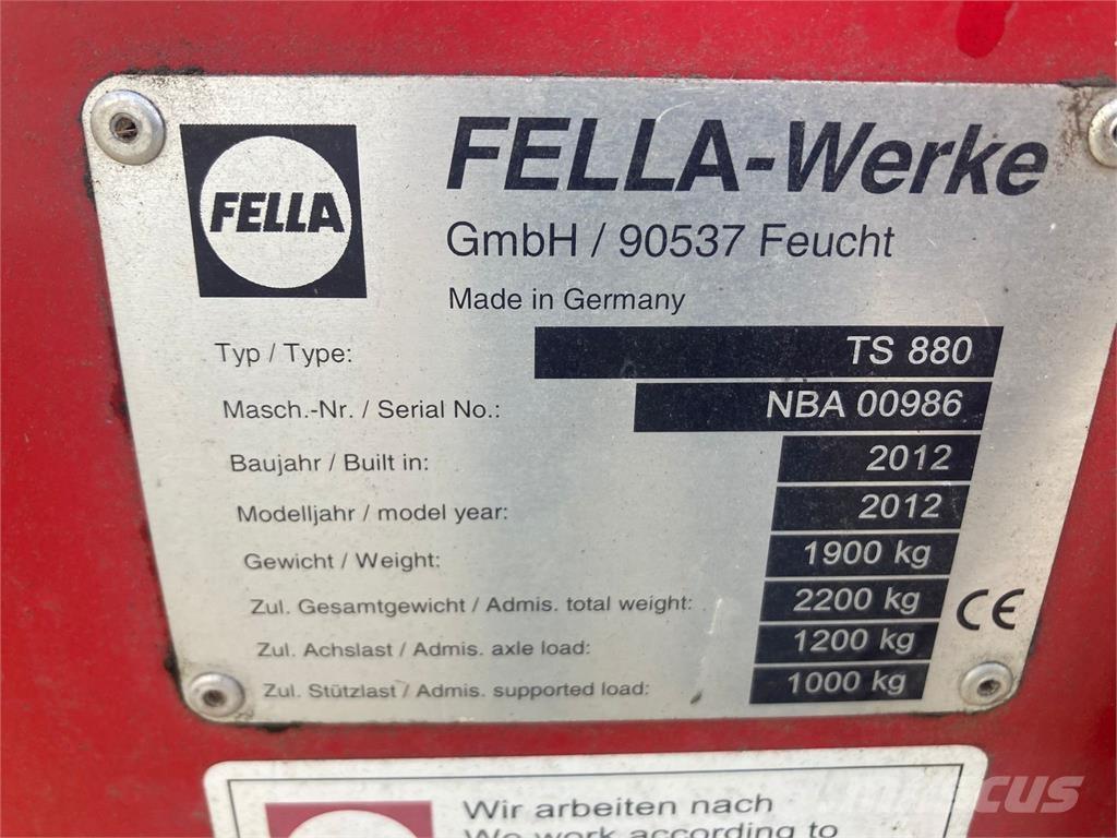 Fella TS 880 HARK Rendkészítő