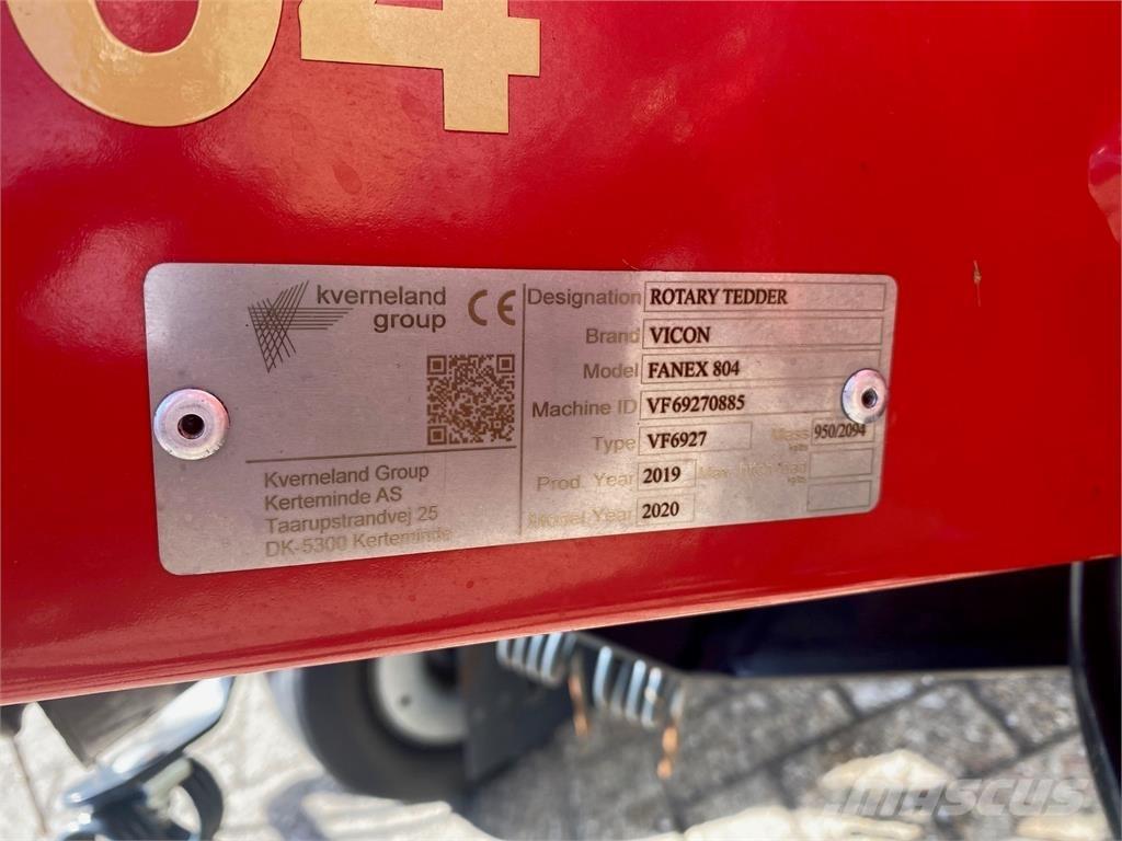 Vicon Fanex 804 Rendkészítő