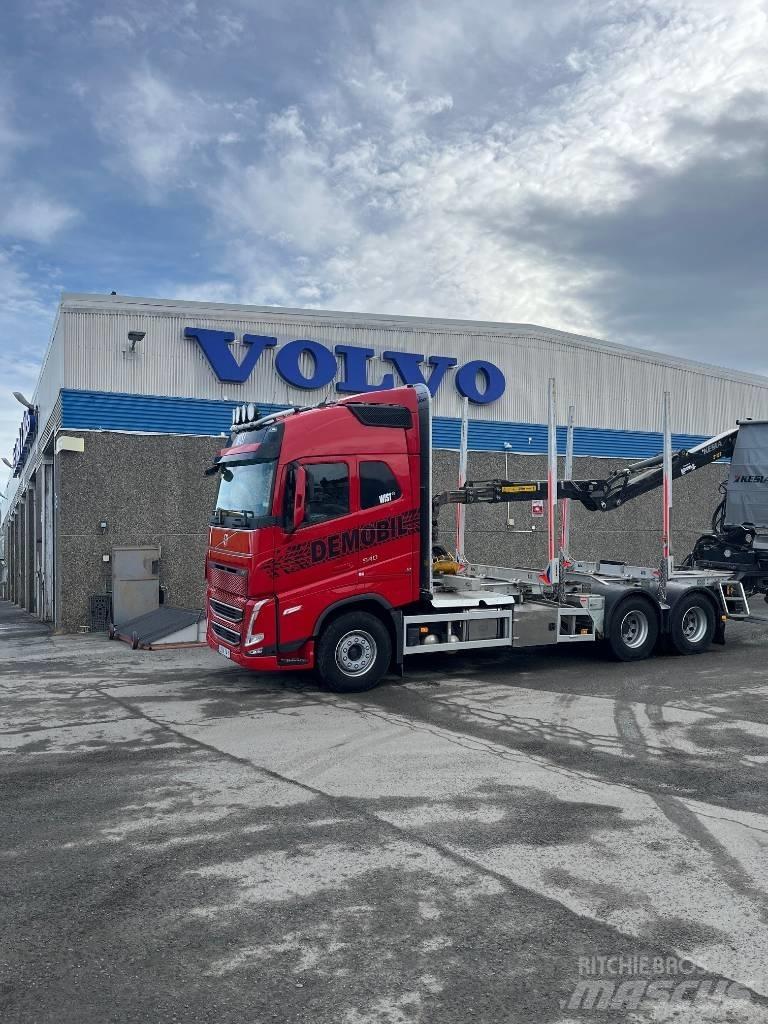 Volvo Timmerbil Rönkszállító teherautók