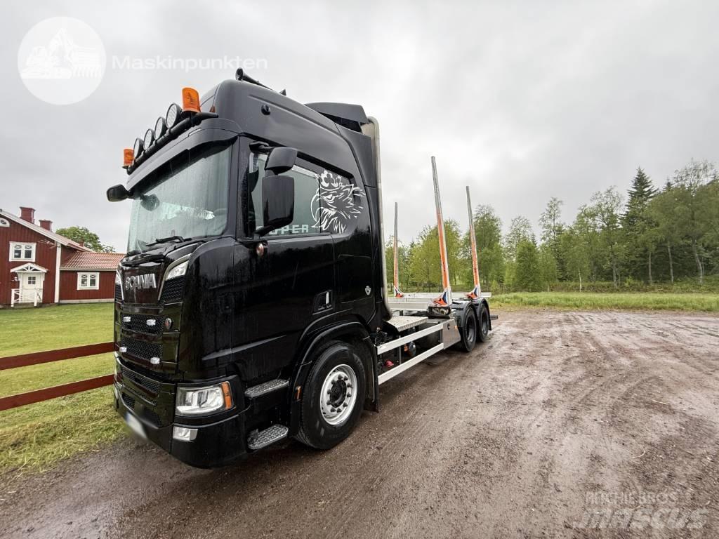 Scania R 580 Rönkszállító teherautók