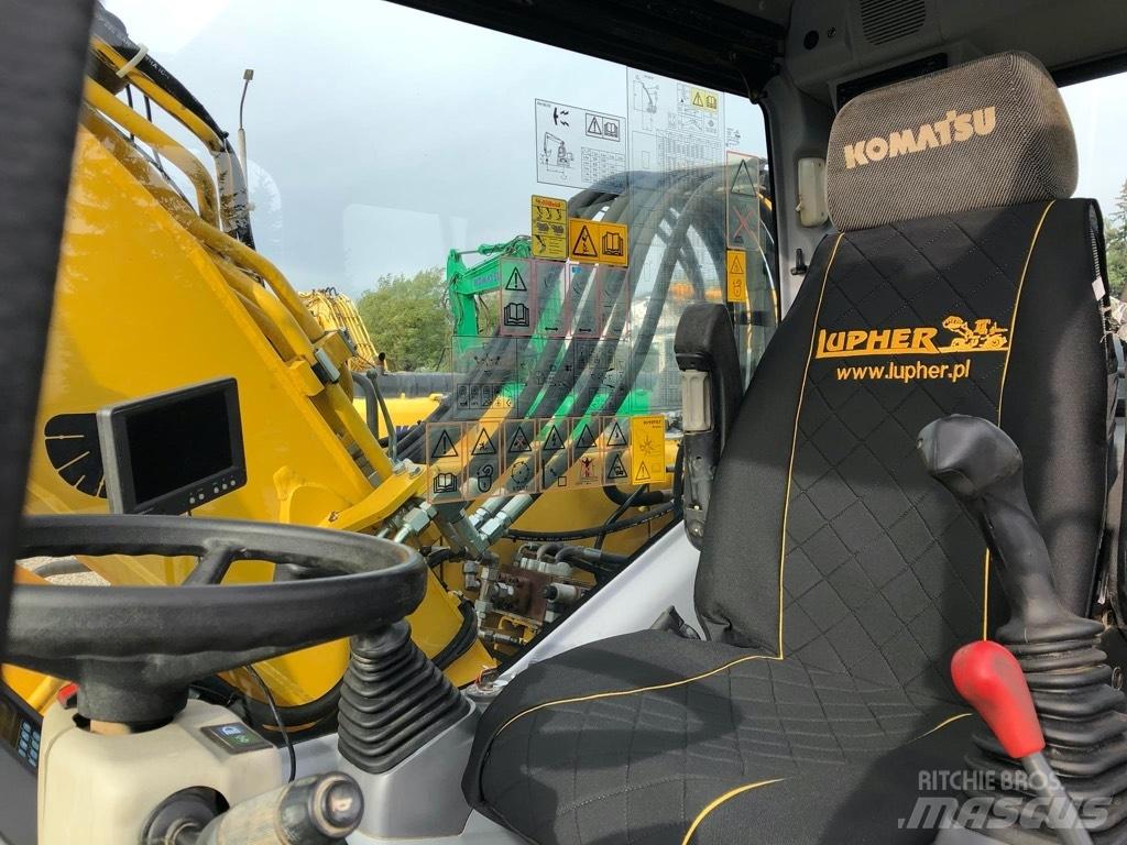 Komatsu PW180-7EO Gumikerekes kotrók