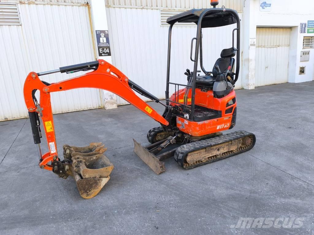 Kubota U 17-3 Mini kotrók < 7t