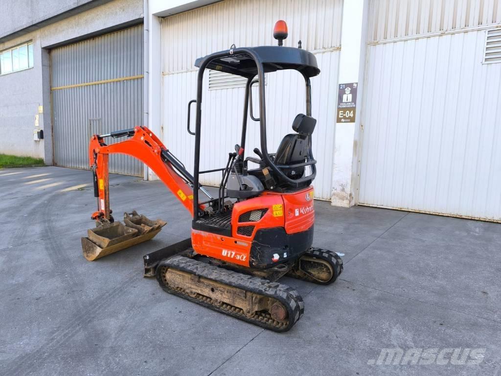 Kubota U 17-3 Mini kotrók < 7t