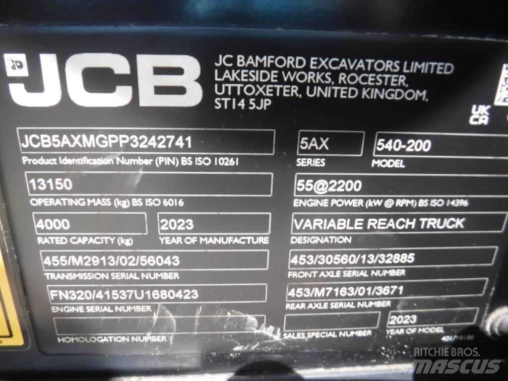 JCB 540-200 Teleszkópos rakodók