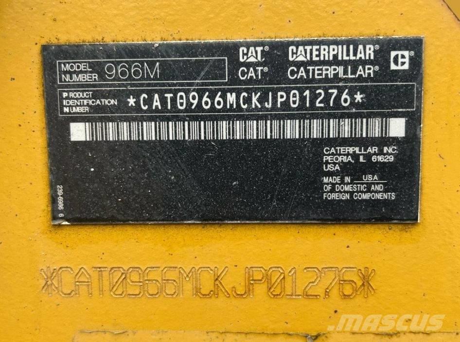 CAT 966 M Gumikerekes homlokrakodók