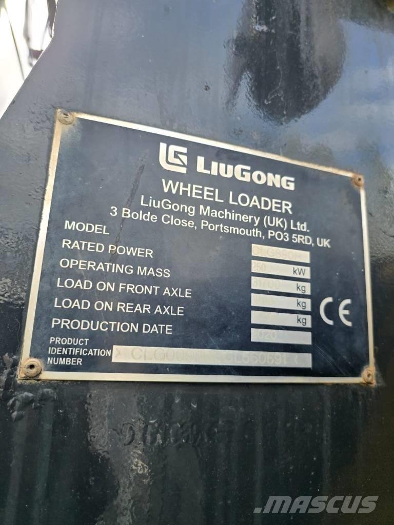 LiuGong GLC980 Gumikerekes homlokrakodók