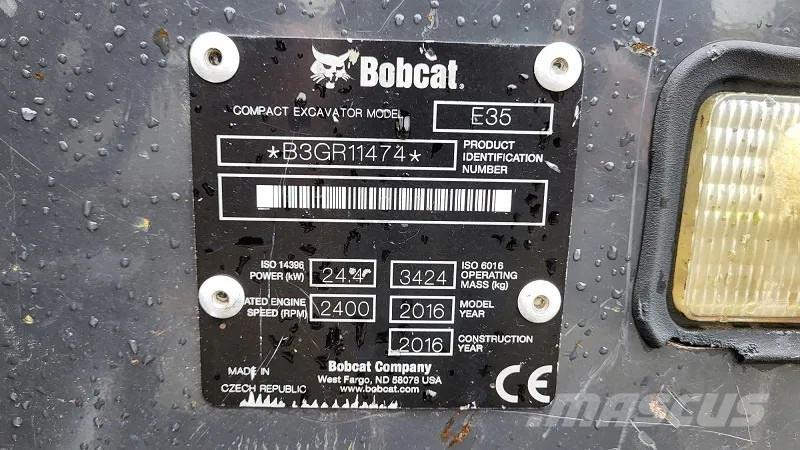Bobcat E35 - 3500 KG Mini kotrók < 7t