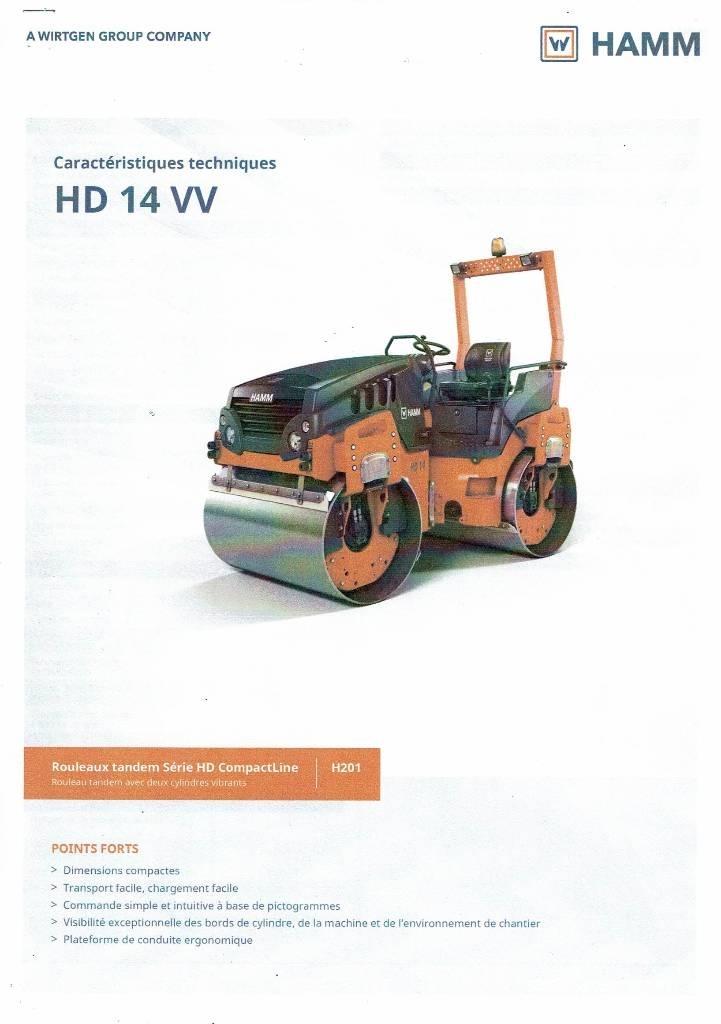 Hamm HD 14 VV Ikerdobos hengerek