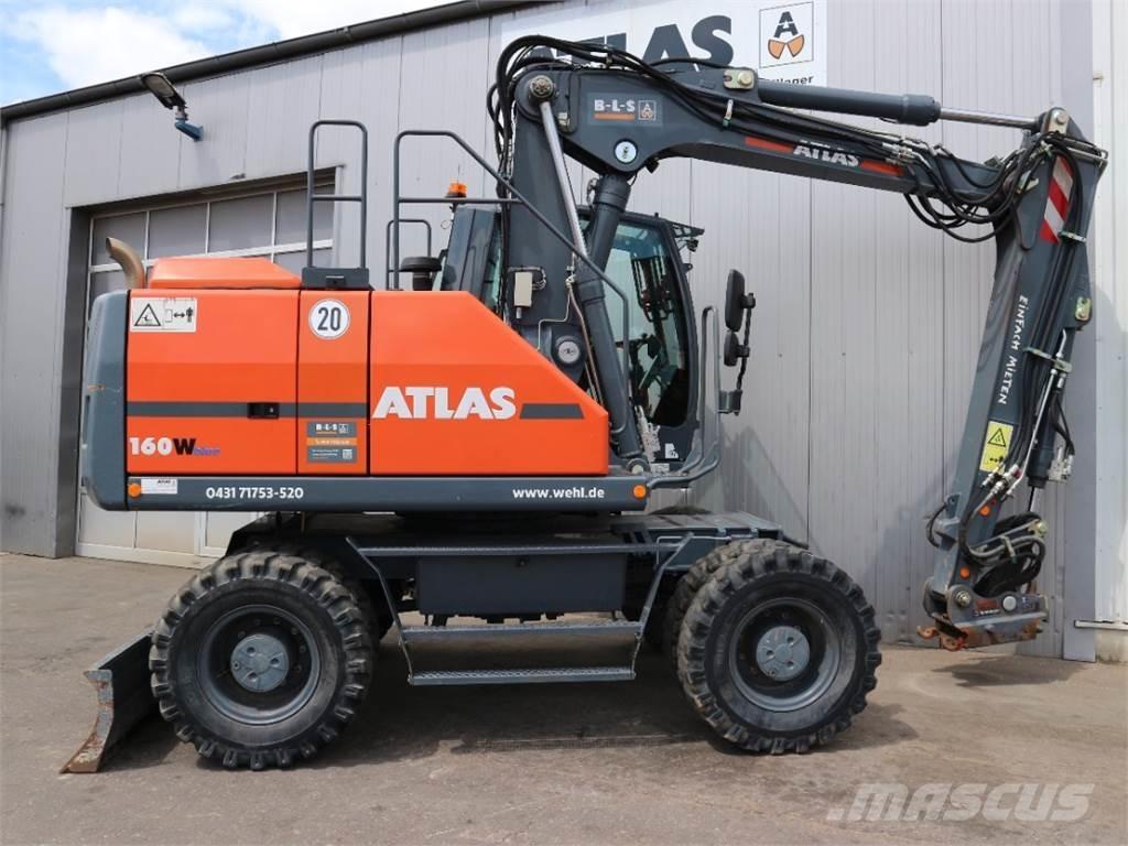 Atlas 160W-BLUE Gumikerekes kotrók