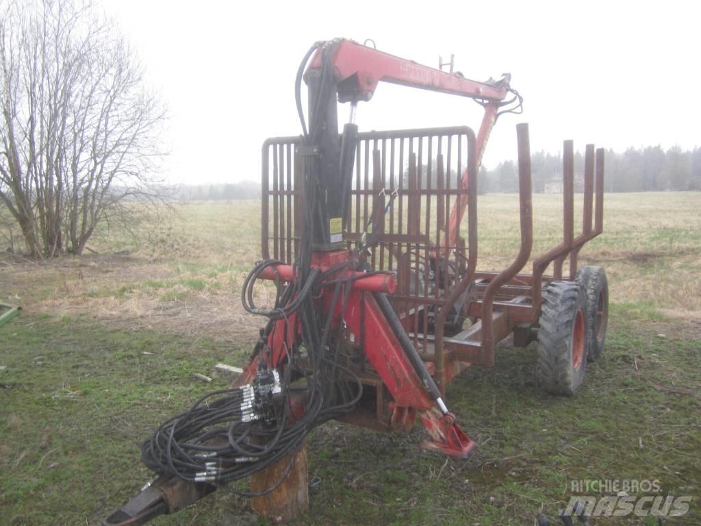 Patu 500 + Metsäkärry Erdészeti pótkocsik