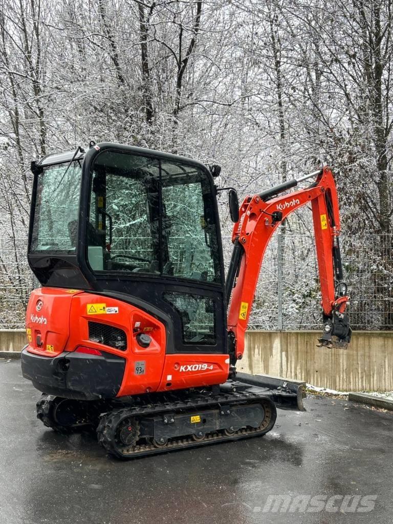 Kubota KX 019-4 Mini kotrók < 7t