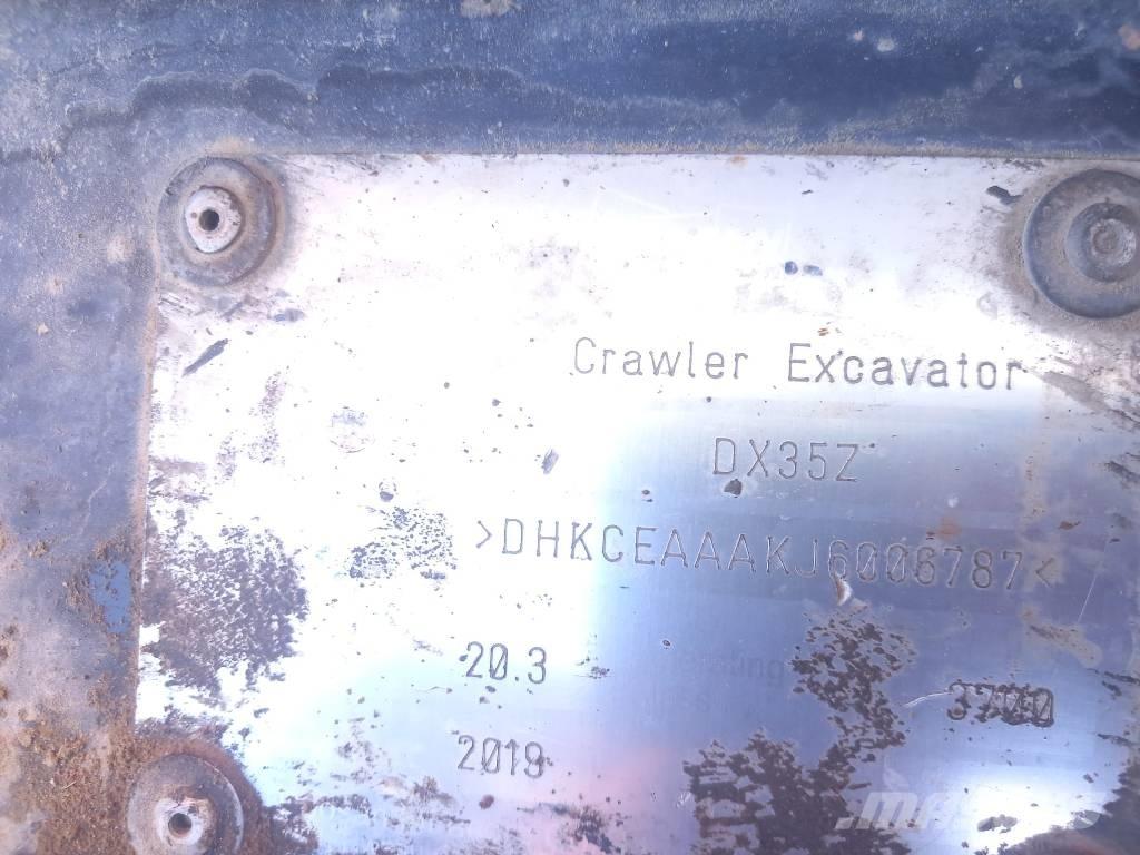 Doosan DX 35 Z Mini kotrók < 7t