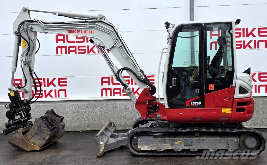 Takeuchi TB 260 Mini kotrók < 7t