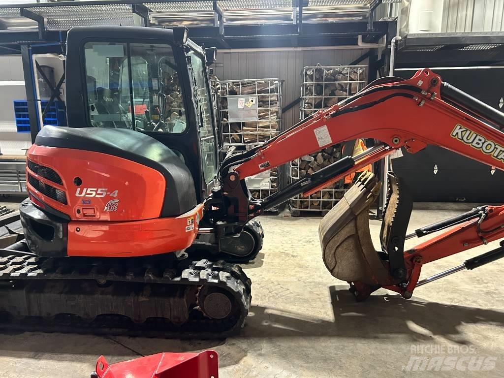 Kubota U 55-4 Mini kotrók < 7t