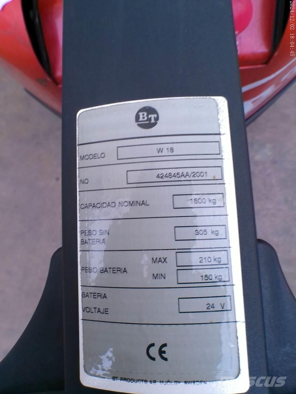 BT W 18 Alacsony emelőkocsi
