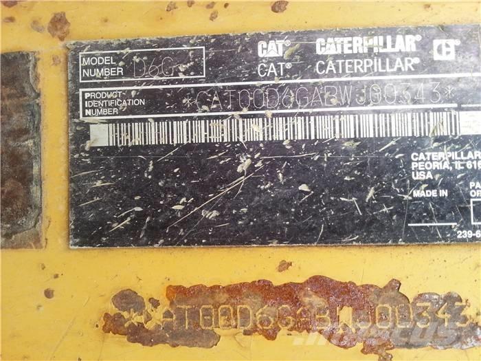 CAT D 6 G lánctalpas dózerek